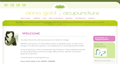 Desktop Screenshot of annagoldacupuncture.com